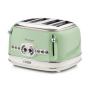 ARIETE Vintage 1600 W zielony - toster / opiekacz do kanapek elektryczny stalowy