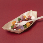 VERLO Fingerfood 16,5 x 9 cm - półmiski jednorazowe bambusowe