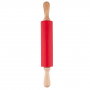 Wałek do ciasta silikonowy obrotowy ROLLING PIN RED