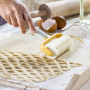 TESCOMA Delicia biały - wałek do kratkowania ciasta plastikowy