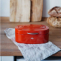 WESCO Mini Elly czerwony - chlebak stalowy 