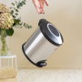 WESCO Tretmulleimer 107 12 l - kosz na śmieci ze stali nierdzewnej z pedałem