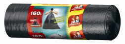 JAN NIEZBĘDNY Supermocne 160 l 20 szt. czarne - worki na śmieci 