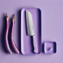 WUSTHOF Classic Colour 17 cm - nóż japoński Santoku ze stali nierdzewnej