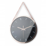 Zegar ścienny plastikowy LORENZO CZARNY 30,5 cm