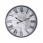 Zegar ścienny plastikowy LUIGI CZARNY 46 cm