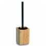 ZELLER Bamboo - szczotka do wc z pojemnikiem bambusowym