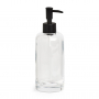 ZELLER Clear 330 ml - dozownik do mydła w płynie lub płynu do mycia naczyń szklany