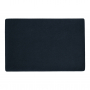 ZELLER Imitation Black 45 x 30 cm czarna - mata stołowa plastikowa
