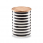 ZELLER Stripes 0,58 l - pojemnik ceramiczny z pokrywką