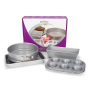 Zestaw blach do pieczenia stalowy PATISSE SILVER-TOP 4 el.