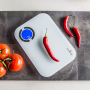 ZWIEGER Kitchen biała - waga kuchenna elektroniczna szklana