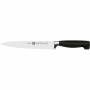 ZWILLING Four Star 20 cm czarny - nóż do wędlin kuty