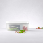 ZWILLING Fresh & Save II 1 l biały - lunch box / śniadaniówka próżniowa plastikowa z separatorem