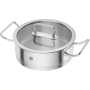 ZWILLING Pro Saute Pan 24 cm - patelnia stalowa z pokrywką