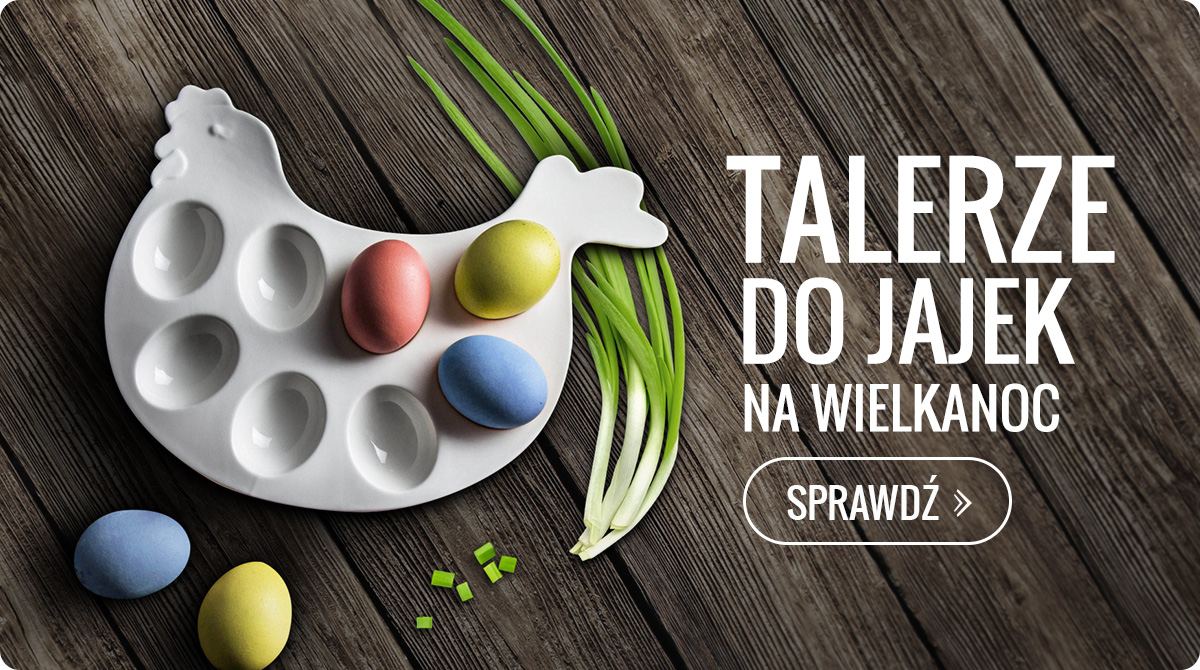 Talerze do jajek na Wielkanoc