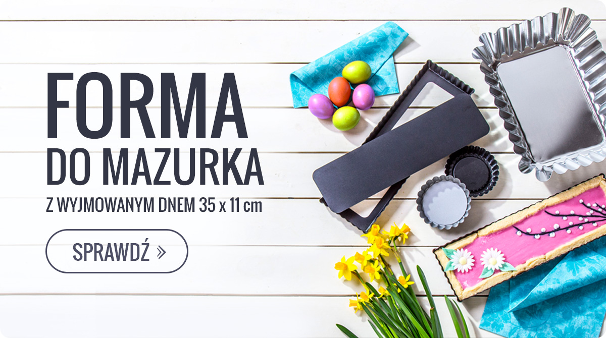Forma do mazurka z wyjmowanym dnem