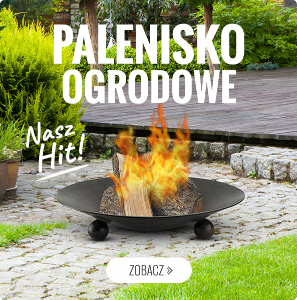 Palenisko ogrodowe żelazne AMBIANCE CZARNE 57 cm