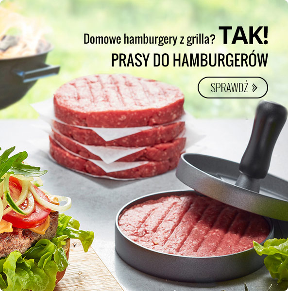 Domowe hamburgery - prasy do mięsa