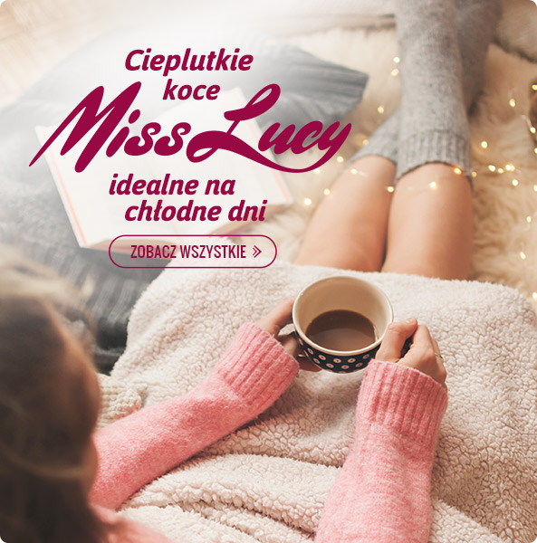 Ciepłe koce na jesienne dni Miss Lucy
