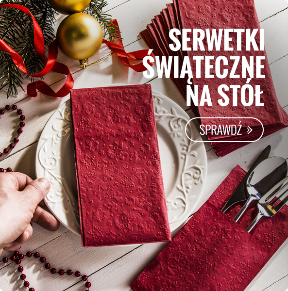 Serwetki świąteczne na stół