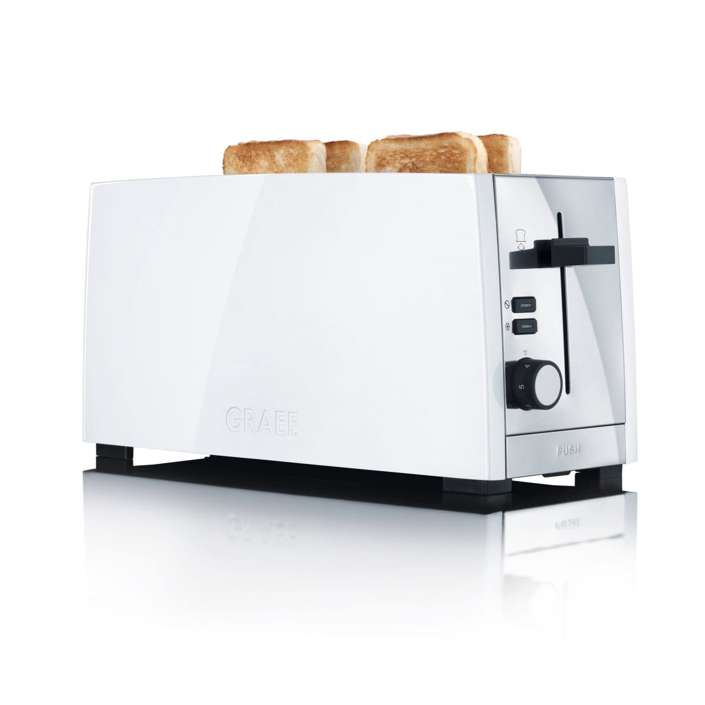 Elektrischer Edelstahl Toaster / Sandwichmaker GRAEF CHEF
