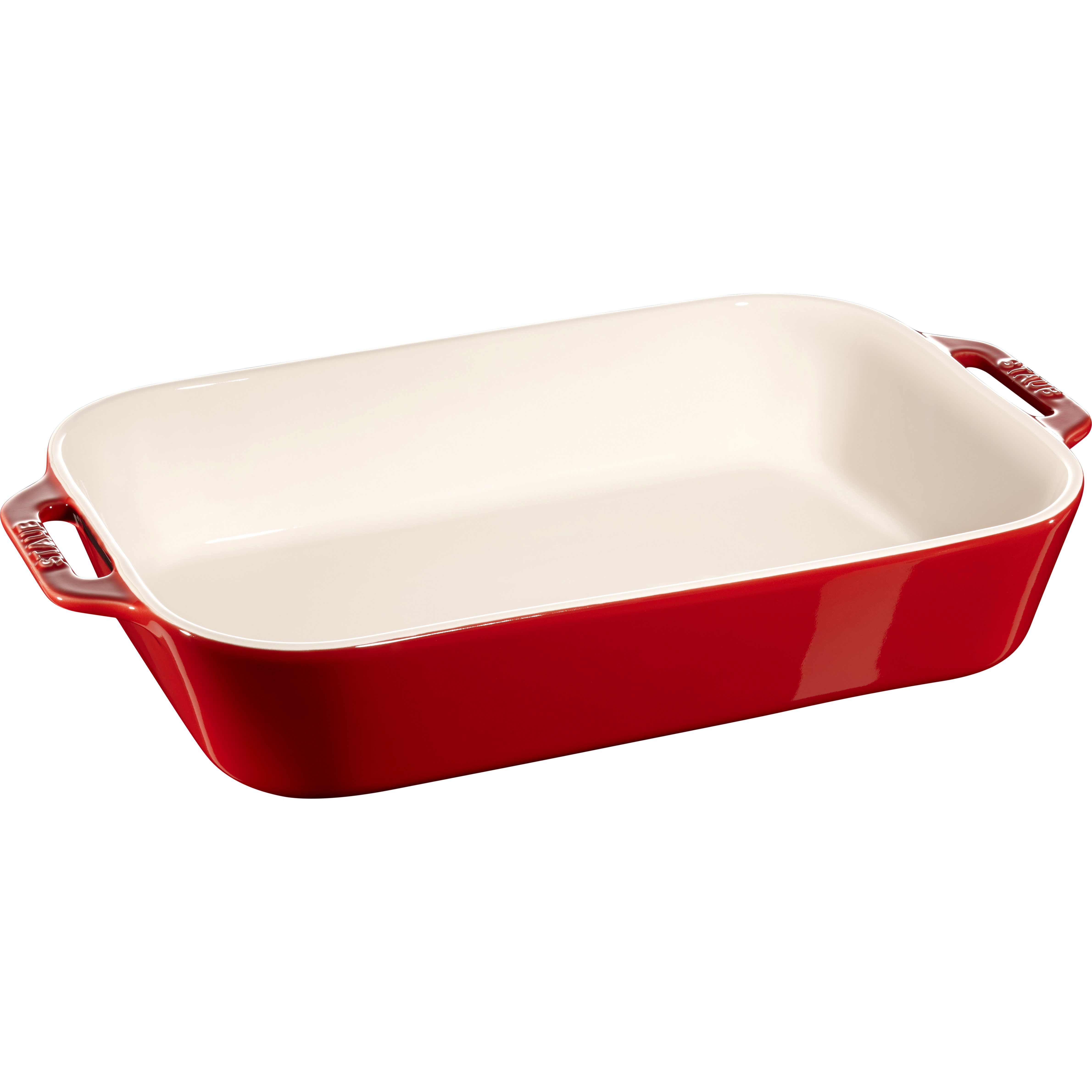 STAUB Cooking 4,5 l czerwone - naczynie żaroodporne do zapiekania ceramiczne